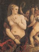 Titian Venus and kewpie France oil painting artist