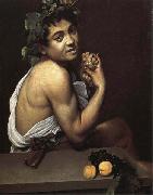 Caravaggio Self-Portrait as Bacchus France oil painting artist