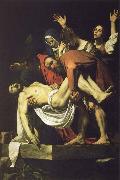 Caravaggio Christian burial oil painting on canvas