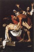 Caravaggio the entombment oil painting on canvas