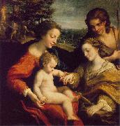 Correggio The Mystic Marriage of St. Catherine oil painting