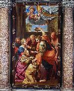 Domenichino Apparition of the Virgin and Child and San Gennaro at the Miraculous Oil Lamp oil painting picture wholesale