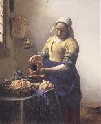JanVermeer The Kitchen Maid France oil painting artist