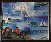 kulturen sjoman och havsusutsikt France oil painting artist
