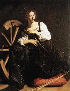 Caravaggio St Catherine of Alexandria France oil painting artist
