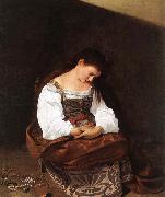 Caravaggio Magdalene France oil painting artist