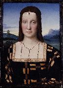 Raphael Portrait of Elisabetta Gonzaga, painting