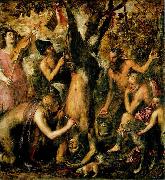 Titian The Flaying of Marsyas, little known until recent decades France oil painting artist