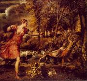 Titian The Death of Actaeon. France oil painting artist