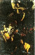 Caravaggio de sju barmhartighetsgarningarna France oil painting artist