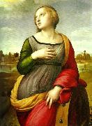 Raphael st catherine oil painting on canvas