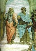 Raphael plato and aristotle detail of the school of athens France oil painting artist