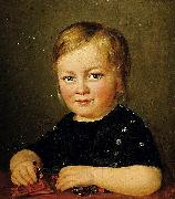 Anonymous Child with toy figures France oil painting reproduction