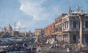 Canaletto The Molo Venice painting
