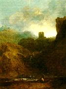 J.M.W.Turner dolbadarn castle France oil painting artist