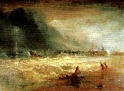 J.M.W.Turner life-boat and manby apparatus going off to a stranded vessel France oil painting artist