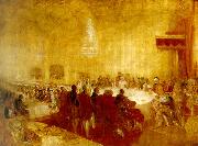 J.M.W.Turner george iv at the provost's banquet, edinburgh France oil painting artist