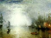 J.M.W.Turner keelmen heaving in coals by night France oil painting artist
