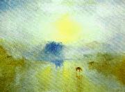 J.M.W.Turner norham castle, sunrise France oil painting artist
