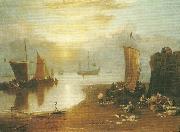 J.M.W.Turner sun rising through vapour oil