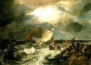 J.M.W.Turner calais pier France oil painting artist