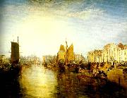 J.M.W.Turner harbour of dieppe France oil painting artist