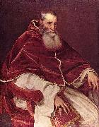 Titian Portrat Paul III painting
