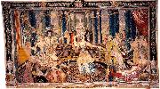 maskeradtapeten en av de sa kallade koningsmarckska tapeterna oil painting