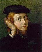 Correggio Portrait of a Young Man, oil painting