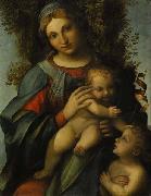Correggio Madonna and Child with infant St John the Baptist France oil painting artist
