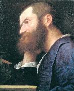 Titian Pietro Aretino, first portrait by Titian France oil painting artist