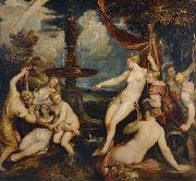Titian Diana and Callisto by Titian France oil painting artist