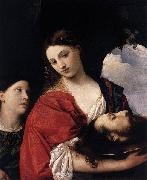 Titian Salome con la testa del Battista France oil painting artist