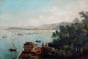 Anonymous View of the port of Bahia France oil painting artist
