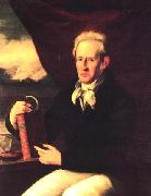 Anonymous Portrait of Andres Manuel del Rio Spanish-Mexican geologist and chemist. oil