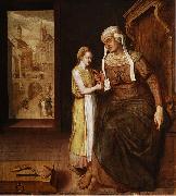 Anonymous Allegory of Teaching, German oil
