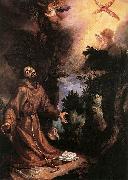 CIGOLI St Francis Receives the Stigmata oil painting