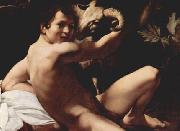 Caravaggio Johannes der Taufer France oil painting artist
