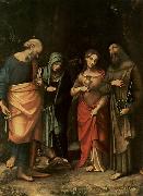Correggio Vier Heilige oil painting
