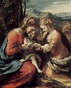 Correggio Die Mystische Hochzeit der Hl. Katharina von Alexandrien oil painting