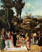 Giorgione Moses Undergoing Trial by Fire France oil painting artist