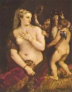 Titian Venus mit Spiegel France oil painting artist