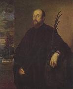 Titian Portrat eines Malers mit einer Palme France oil painting artist