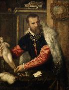 Titian Portrait of Jacopo de Strada painting