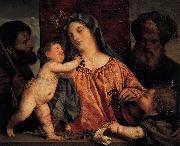 Titian Madonna of the Cherries France oil painting artist