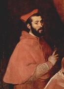 Titian Alessandro Cardinal Farnese France oil painting artist