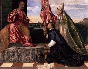 Titian Votivbild des Jacopo Pesaro France oil painting artist