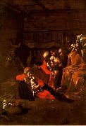 Caravaggio Adoration of the Shepherds oil painting on canvas