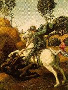 Raphael Saint George and the Dragon France oil painting artist