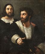 Raphael Self portrait with a friend France oil painting artist